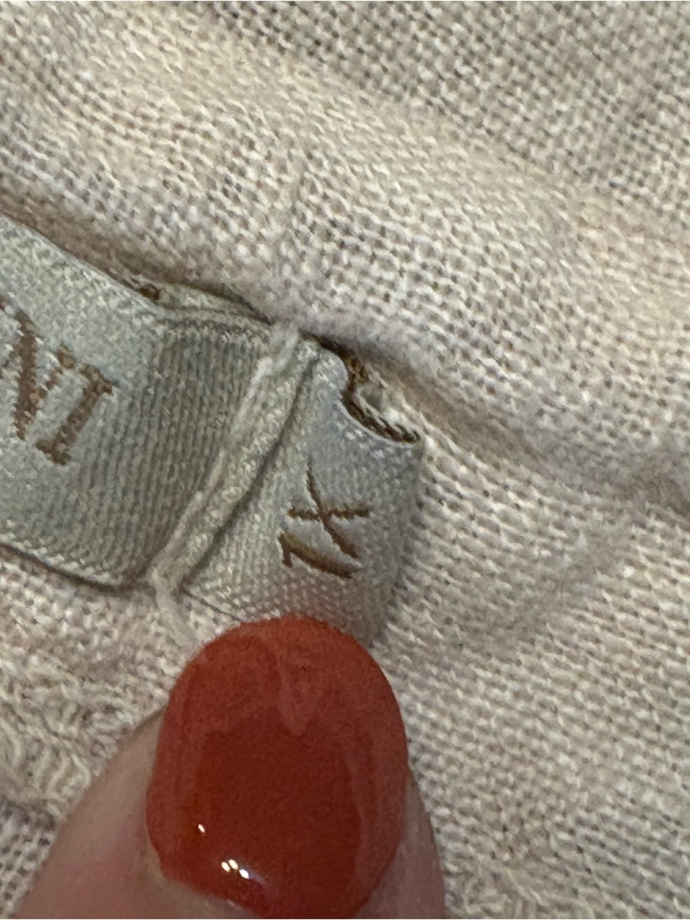 Stella Martini 1X Italian Linen Lace Tunic Blush Pink Lagenlook Boho Made Italy - Picture 6 of 12